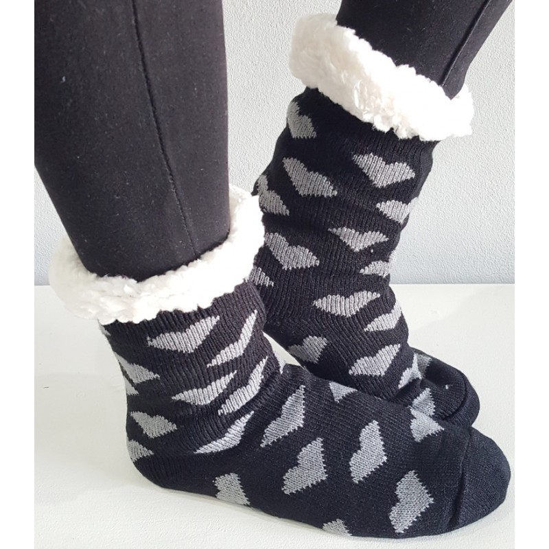 Black fluffy bed 2025 socks