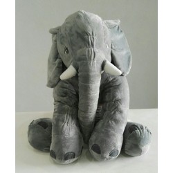 Stuffed Elephant Plush Toy - Grey