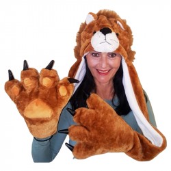 Lion Hoodie -Big Paws