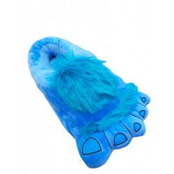 Blue monster feet slippers deals