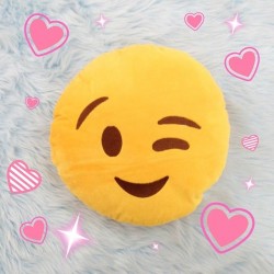 Emoji Plush Pillow -...