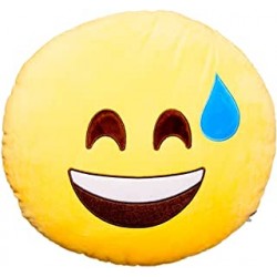 Emoji Plush Pillow - Sweaty...