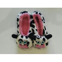 Cozy Animal Soft Slippers - Cow