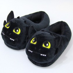 Dragon Slippers - Black