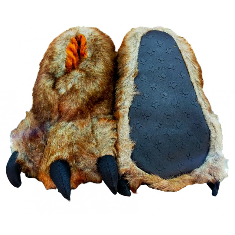 mens monster feet slippers