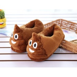 Poo Emoji slippers