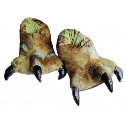 Dinosaur Camo Claw Slippers