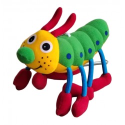 Worm toy with Spring