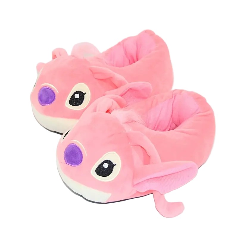 Pink Stitch Slippers