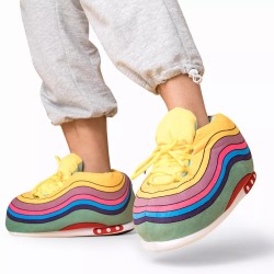 Sneaker Slippers rainbow