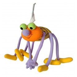 Spider Spring Toy with Charm