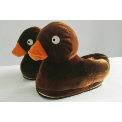 Duck Slippers - Brown